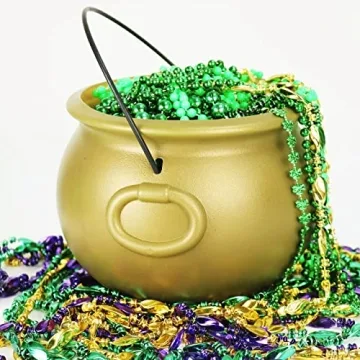 Gold Cauldron Kettle for St Patrick's Day Celebrations