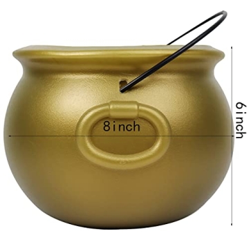 Gold Cauldron Kettle for St Patrick's Day Celebrations