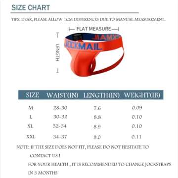 Stylish JOCKMAIL Mens Briefs Jock Strap for All Occasions