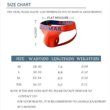 Stylish JOCKMAIL Mens Briefs Jock Strap for All Occasions