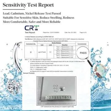 Jstyle Surgical Steel Earrings for Sensitive Ears - Hypoallergenic 20G Stainless Stud and CZ Hoop Earrings for Women and Men - Silver Tone