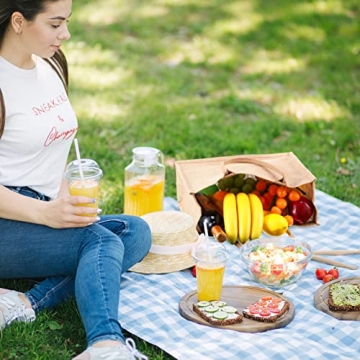 Shappy 10 Pack DIY Burlap Tote Bags for Versatile Gifts