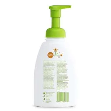 Babyganics Baby Shampoo + Body Wash Pump Bottle, Orange Blossom, Non-Allergenic and Tear-Free, 16 Fl...