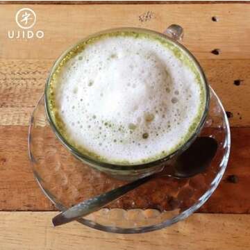 Ujido Sweet Matcha, 16 oz. – Sugar-Free Ceremonial Grade Japanese Matcha Powder – Sweetened with Monk Fruit & Non-GMO Erythritol – For Teas & Lattes – Zero Net Carbs, Gluten Free, & Keto Friendly