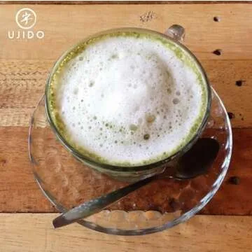 Ujido Sweet Matcha, 16 oz. – Sugar-Free Ceremonial Grade Japanese Matcha Powder – Sweetened with Monk Fruit & Non-GMO Erythritol – For Teas & Lattes – Zero Net Carbs, Gluten Free, & Keto Friendly