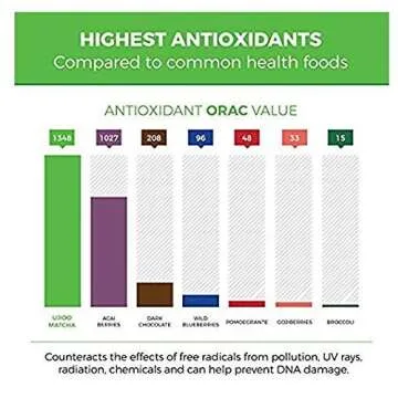 Ujido Sweet Matcha, 16 oz. – Sugar-Free Ceremonial Grade Japanese Matcha Powder – Sweetened with Monk Fruit & Non-GMO Erythritol – For Teas & Lattes – Zero Net Carbs, Gluten Free, & Keto Friendly