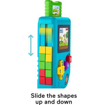 Fisher-Price Baby & Toddler Toy Laugh & Learn Lil’ Gamer Pretend Video Game with Lights & Music for Infants Ages 6+ Months​
