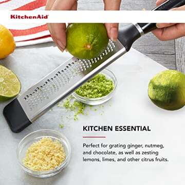 KitchenAid KE321OHOBA Classic Etched Fine Grater, One Size, Black 2