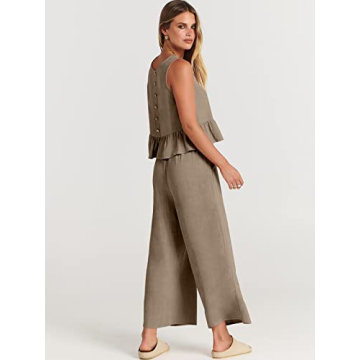 ANRABESS Women Summer 2 Piece Matching Beach Set