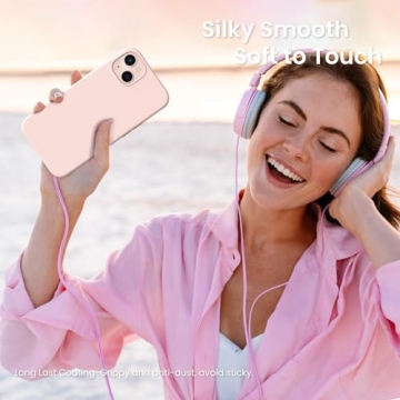 ORNARTO iPhone 13 Case - Slim Liquid Silicone Protection