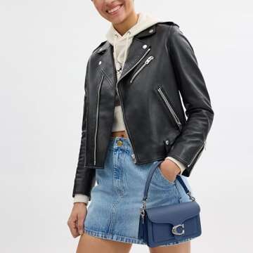 Coach Polished Pebble Leather Tabby Shoulder Bag 20, Sky Blue