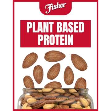 Guilt-free Fisher Oven Roasted Almonds, 24 Ounces