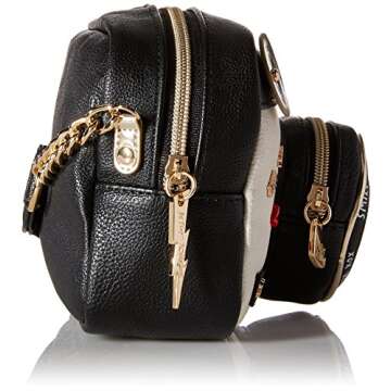 Betsey Johnson Kitsch Camera Crossbody - Stylish Black Bag