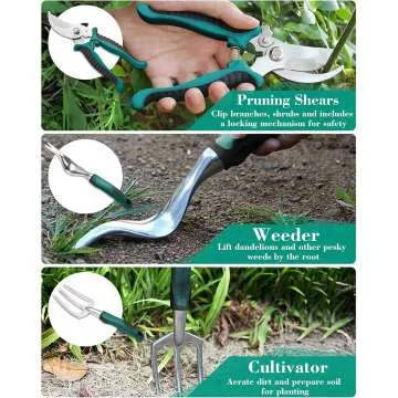 Durable FiveJoy 11 Piece Garden Tool Set Online