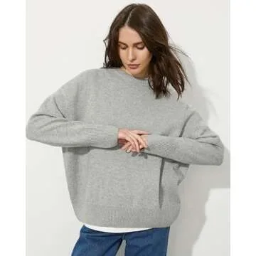 Women's Cozy Lightweight Oversized Pullover Sweater