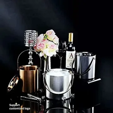 SLSNATFOUND Insulated Ice Bucket – Chills 2L Wine & Champagne