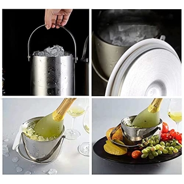 SLSNATFOUND Insulated Ice Bucket – Chills 2L Wine & Champagne