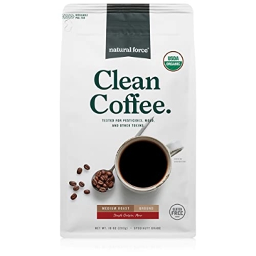 Natural Force Organic Clean Coffee Classic - Mold Free & Decaf