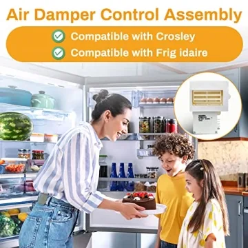 Frigidaire & Crosley Refrigerator Damper Assembly 242303001