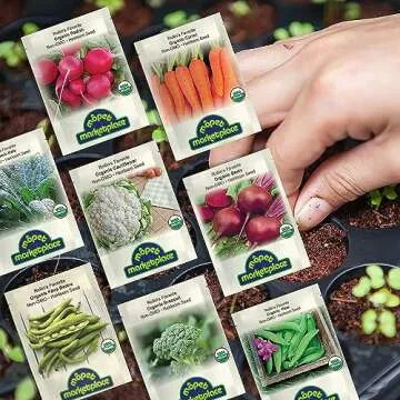Organic Winter Vegetable Seeds for Home Gardens by Môpet Marketplace
