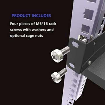 Robust Jingchengmei 1U Disassembled Cantilever Rack Shelf