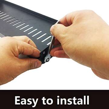 Robust Jingchengmei 1U Disassembled Cantilever Rack Shelf