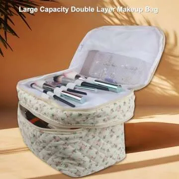 NOYINMIN Cute Makeup Bag Set for Women - 3 Pcs Premium Organizer