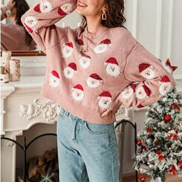 BerryGo Women's Christmas Sweater for Festive Fun