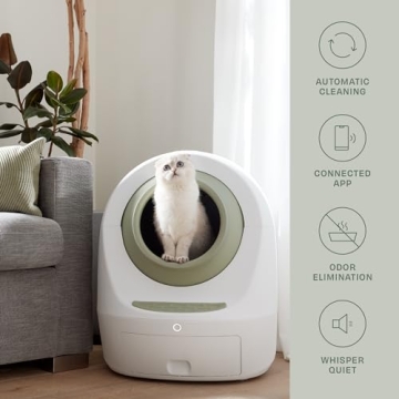 Casa Leo Loo Too Self-Cleaning Litter Box for Cats