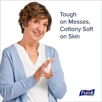 PURELL Cottony Soft Hand Sanitizing Wipes 24 Pack of 4