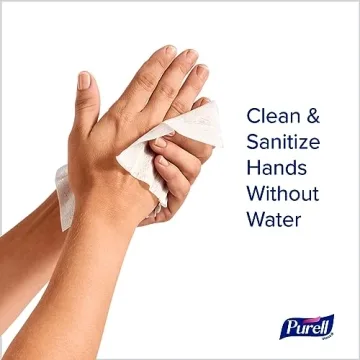 PURELL Cottony Soft Hand Sanitizing Wipes 24 Pack of 4