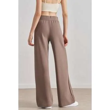 altiland Women's Full Zip Workout Running Yoga Scuba Jackets and Pants Set 2 Pieces Casual Outfit (Mocha Brown,S)