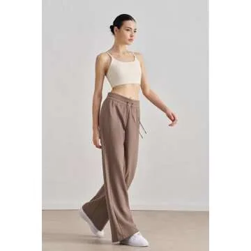 altiland Women's Full Zip Workout Running Yoga Scuba Jackets and Pants Set 2 Pieces Casual Outfit (Mocha Brown,S)