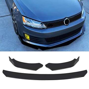 Upgrade to Universal Front Bumper Lip Chin Spoiler for All Cars