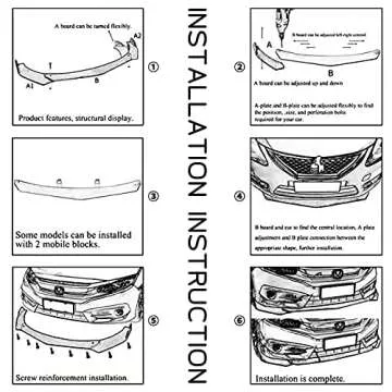 Upgrade to Universal Front Bumper Lip Chin Spoiler for All Cars