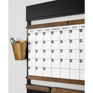 The Susan Wall Organizer with Monthly Whiteboard and Storage