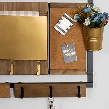 The Susan Wall Organizer with Monthly Whiteboard and Storage