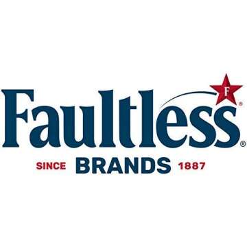 Faultless Hot Iron Cleaner, Non-Toxic Steam Iron Cleaner, Removes Melted Fabrics, Glue, Hard Water, Lime Deposits & Starch (1 oz) (4 Pack)