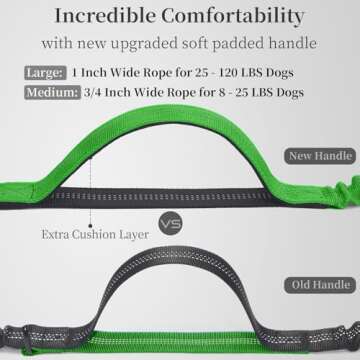 Hands Free Dog Leash with Pouch and Dual Handles