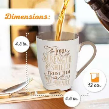 Inspirational Christian Art Mug - 12oz Coffee Cup