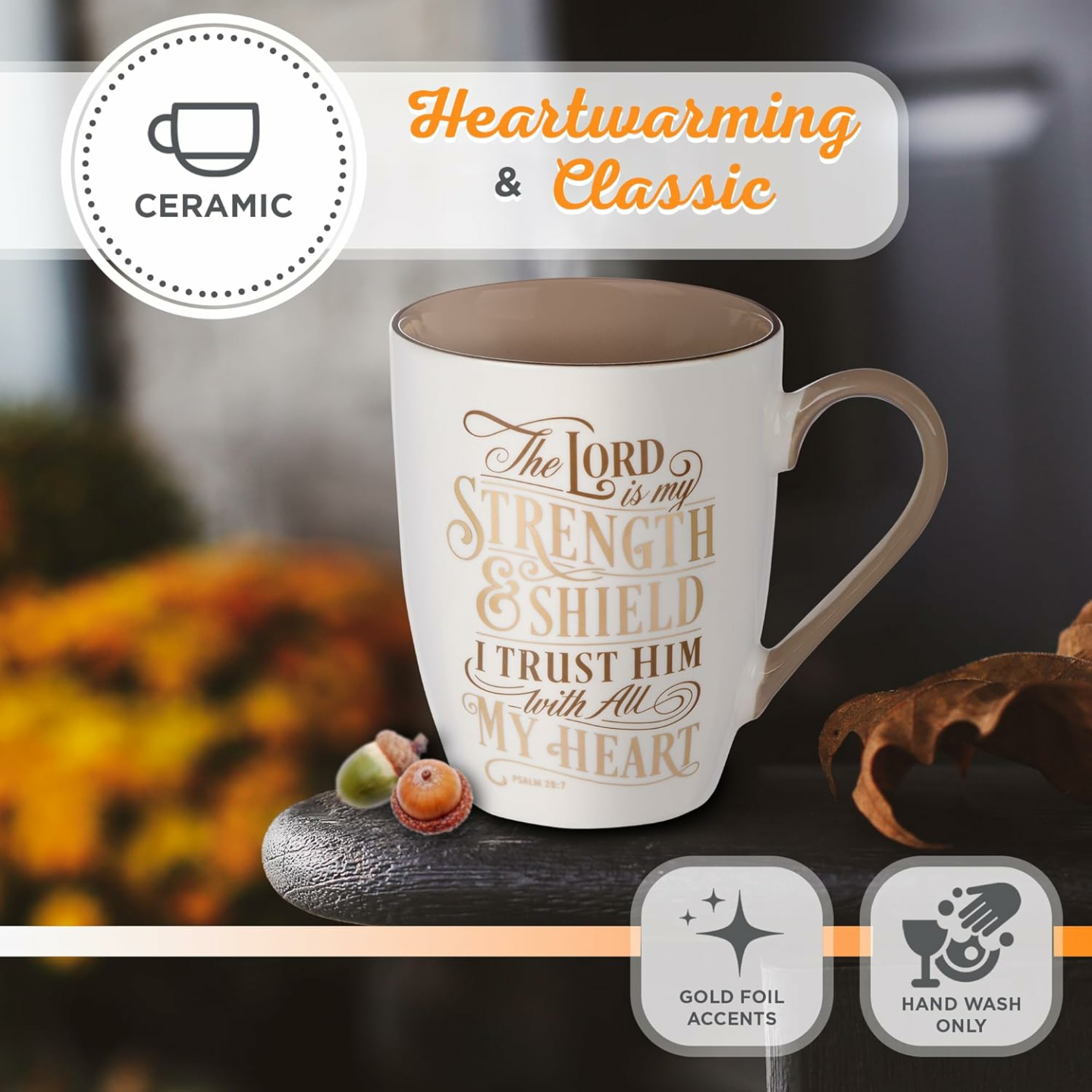 Inspirational Christian Art Mug - 12oz Coffee Cup