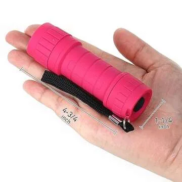 SEAMAGIC 6-Pack Small Flashlights Set, Super Bright 100 Lumen LED Flashlight Pack with 18-Piece AAA Batteries Included, Mini Flashlight for Kids, Outdoor Flashlight for Camping, Hiking, Emergency