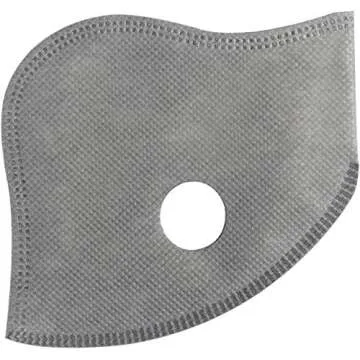 30 Pcs Activated Carbon Face Filters Anti Dust Replacements Parts for Most Sport Bicycle Cycling Mask Filters with 8 Exhaust Breathing Valves Replacement