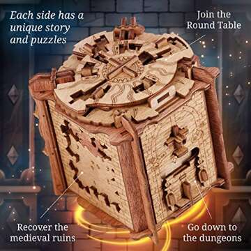 iDventure Cluebox Puzzle Box - Escape Room Game for All Ages