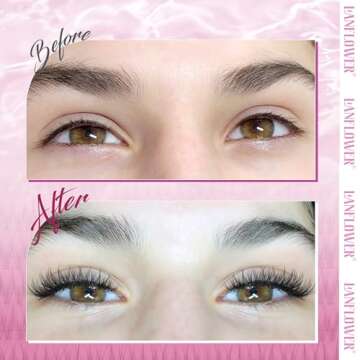 Natural Wispy Lash Clusters by Lanflower for Effortless Beauty