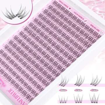 Natural Wispy Lash Clusters by Lanflower for Effortless Beauty