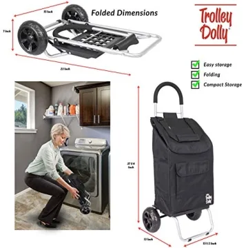Lightweight Trolley Dolly Shopping Cart for Easy Groceries