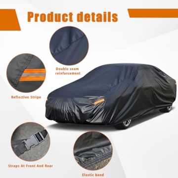 Kayme 7 Layers Car Cover for Ford Mustang (1964-2025)
