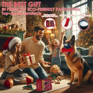 VANFINE Indestructible Squeaky Toy for Large Dogs