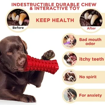 VANFINE Indestructible Squeaky Toy for Large Dogs